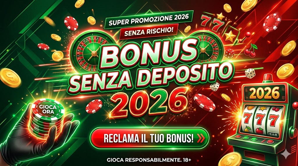 Bonus senza deposito 2026