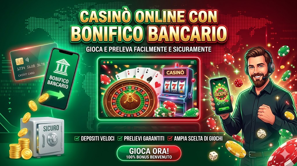 Casino online Bonifico bancario