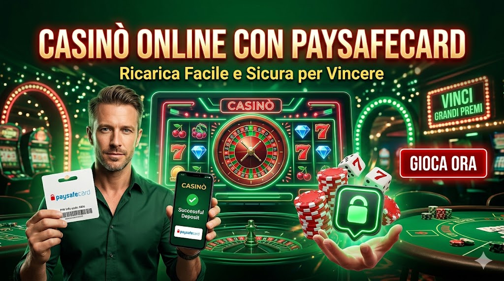 Casino online con Paysafecard